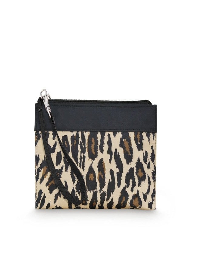 All For Color Classic Leopard Wristlet Perfect for carrying all of your essentials - cash, keys, cards, smartphone, and more.